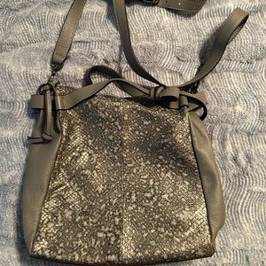 Vince Camuto gray crossbody purse